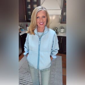 NWT Blue Vest Fleece-S